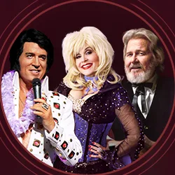 Salute to the Stars: Dolly, Kenny, & Elvis | Blue Gate Theatre | Shipshewana, Indiana