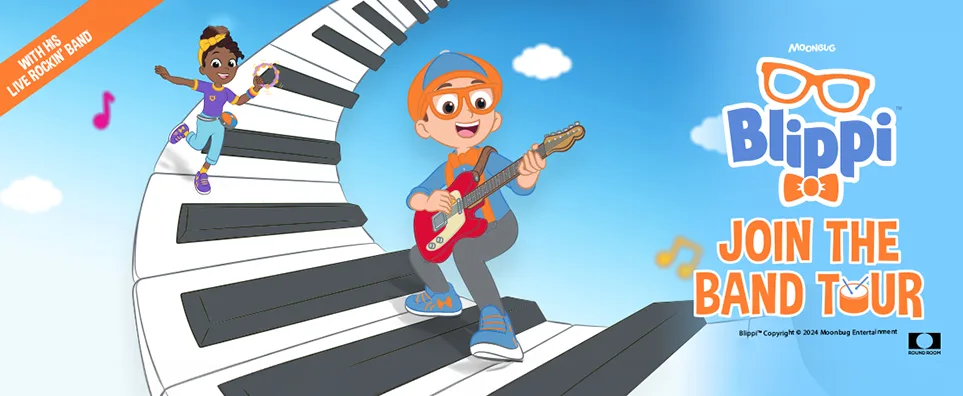 Blippi: Join the Band Tour Info Page Header