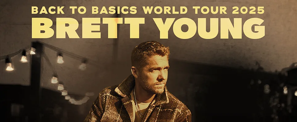 Brett Young - Back to Basics World Tour Info Page Header