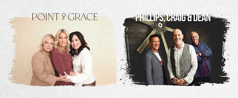 Point of Grace & Phillips, Craig, & Dean Info Page Header