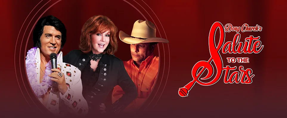 Salute to the Stars: Reba, George, & Elvis Info Page Header