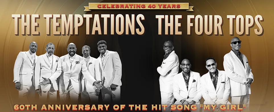 The Temptations & The Four Tops Info Page Header