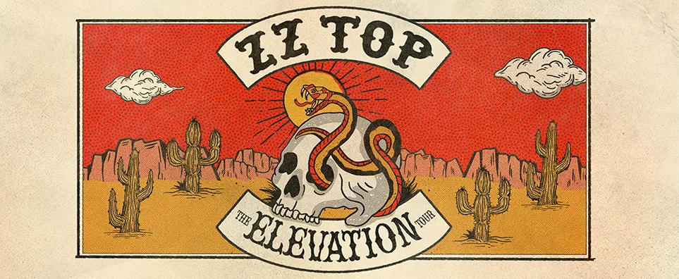 ZZ Top - The Elevation Tour Info Page Header