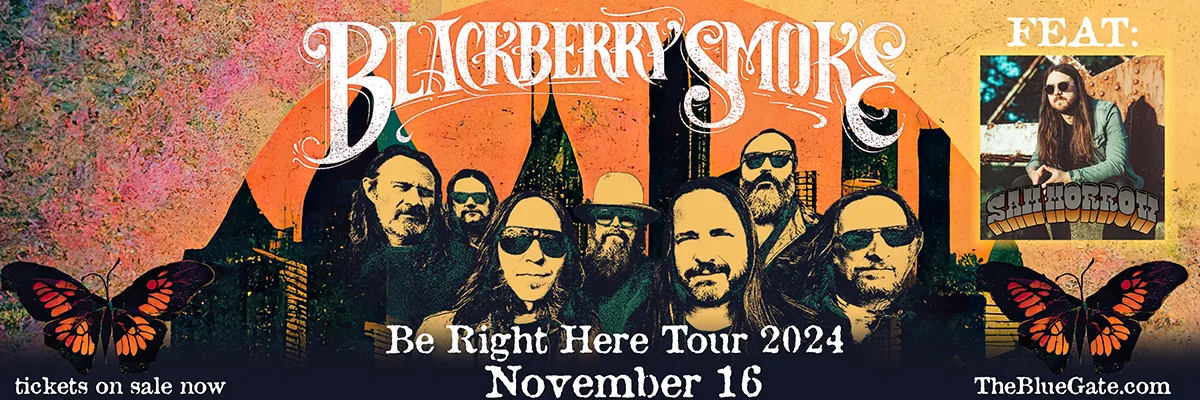 Blackberry Smoke  feat. Sam Morrow - November 16, 2024 - Shipshewana, IN