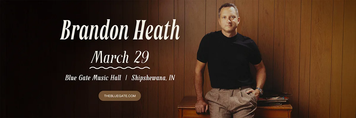 Brandon Heath - March 29, 2025 - Shipshewana, IN