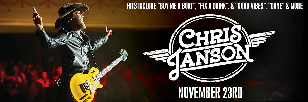 Chris Janson - November 23, 2024 - Shipshewana, IN