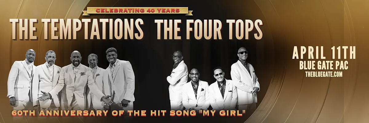 The Temptations & The Four Tops - April 11, 2025 - Shipshewana, IN