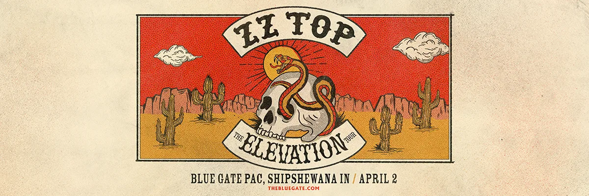 ZZ Top - The Elevation Tour - April 2, 2025 - Shipshewana, IN